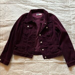 Vintage Old Navy Maroon Cotton Corduroy Jacket
